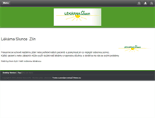 Tablet Screenshot of lekarnaslunce.cz